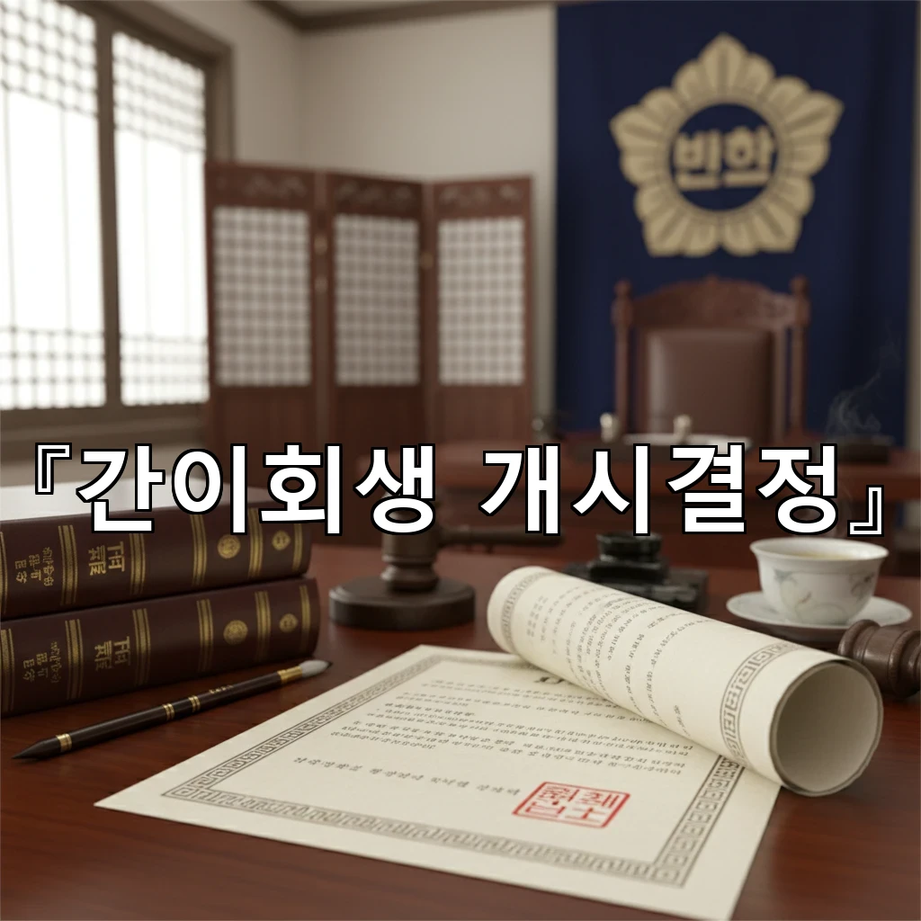 legal image 간이회생 개시결정 808