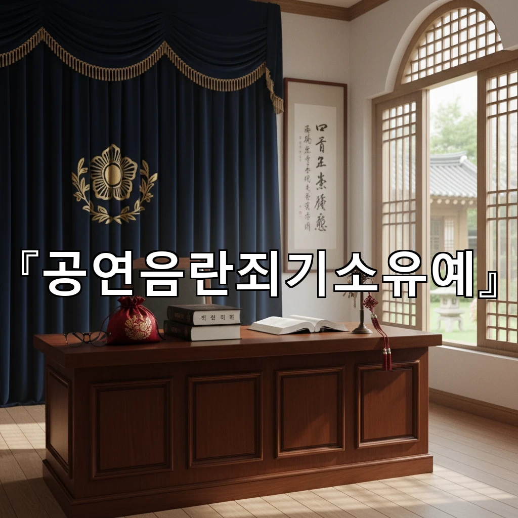 공연음란죄기소유예 받기까지 수사 과정과 진술 준비 핵심 정리