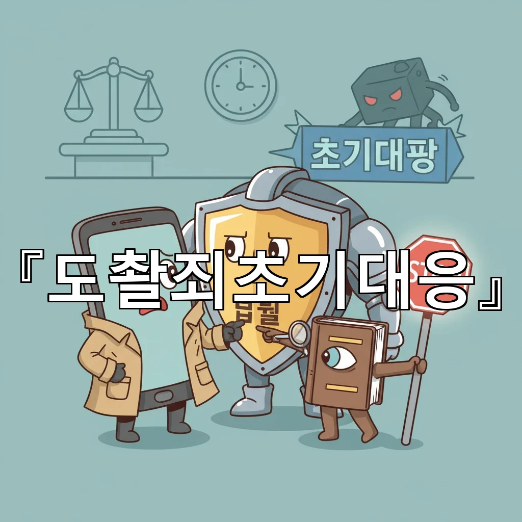 도촬죄초기대응 현장 보존부터 진술 방향 정비까지 실전 가이드