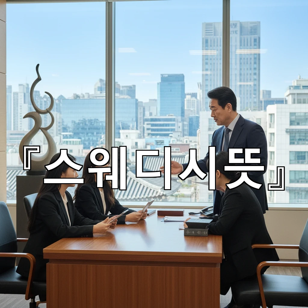 스웨디시뜻 단어의 뿌리와 오늘의 생활 문화 속 사용 사례