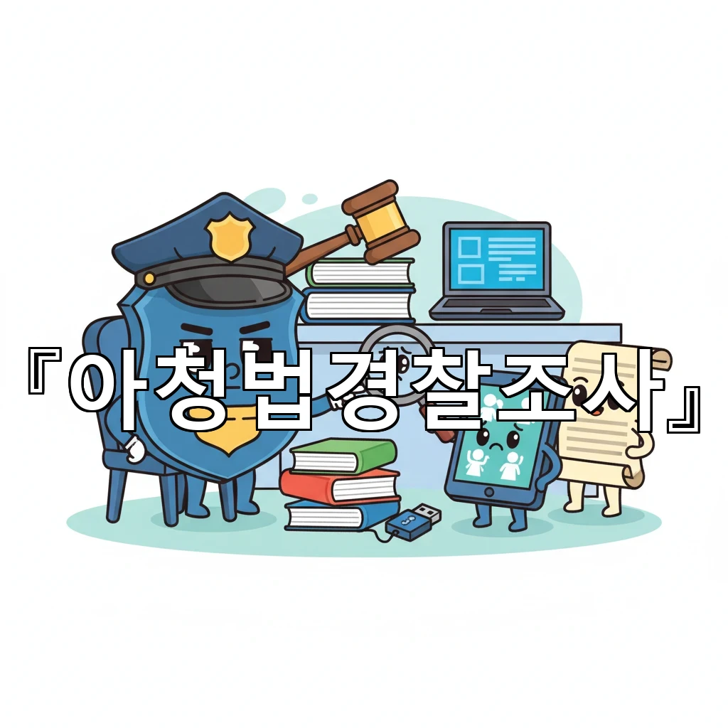 아청법경찰조사 앞두고 진술 흐트러지지 않게 준비하는 핵심