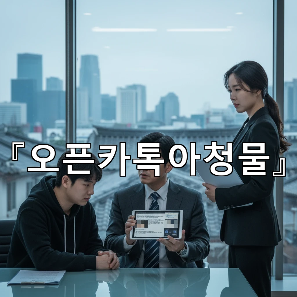 오픈카톡아청물 신고 전 알아야 할 증거 수집과 대응 절차 정리