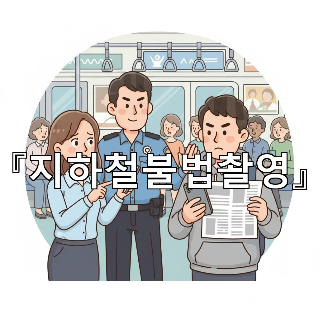 지하철불법촬영 혐의 통보를 받았다면 오늘 당장 확인할 절차