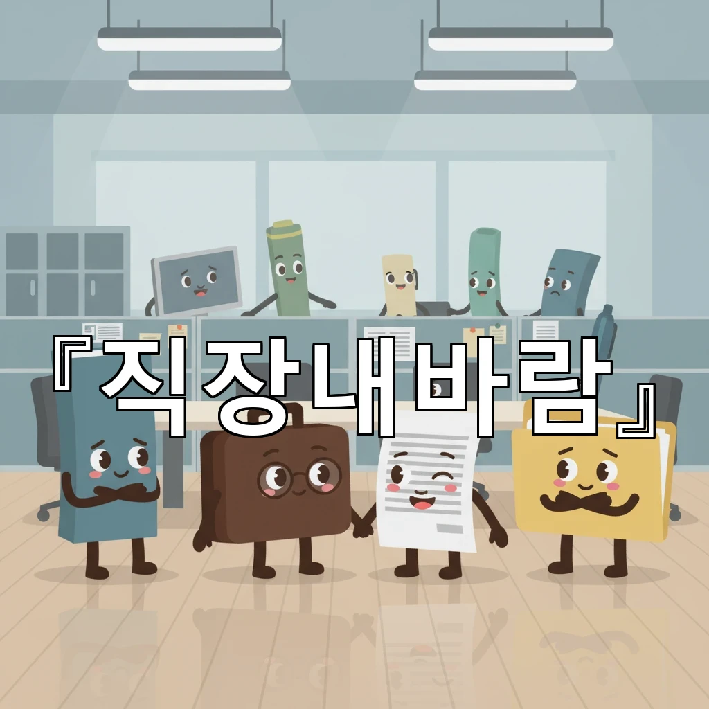 직장내바람 들키기 전 정리해야 할 관계와 증거 관리 방법