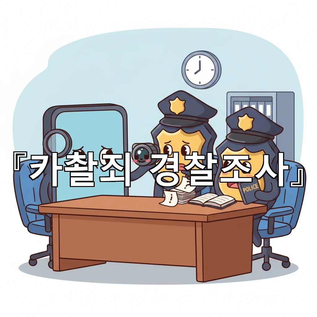 카촬죄경찰조사 초기에 대응 포인트 정리와 사실관계 점검 방법