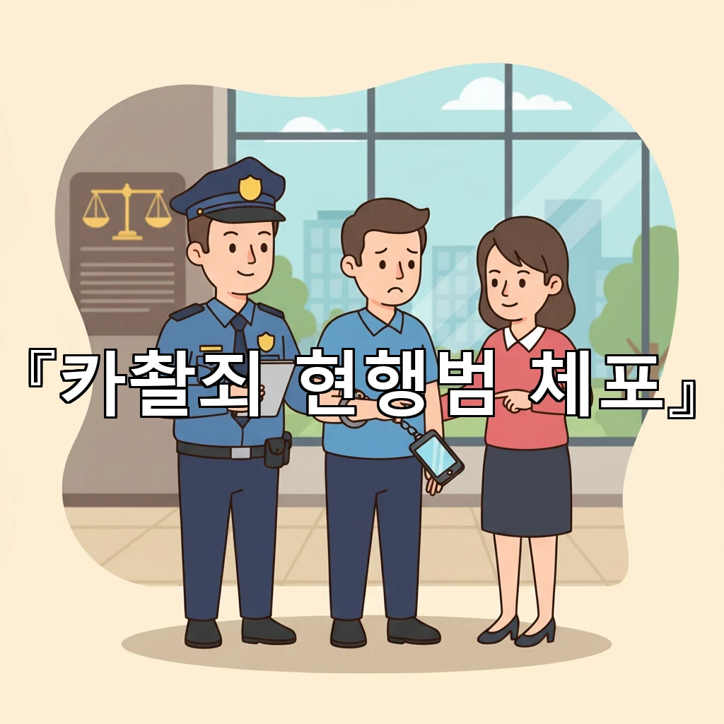 카촬죄현행범체포 되면 어떤 절차로 진행되나 현장 흐름 총정리