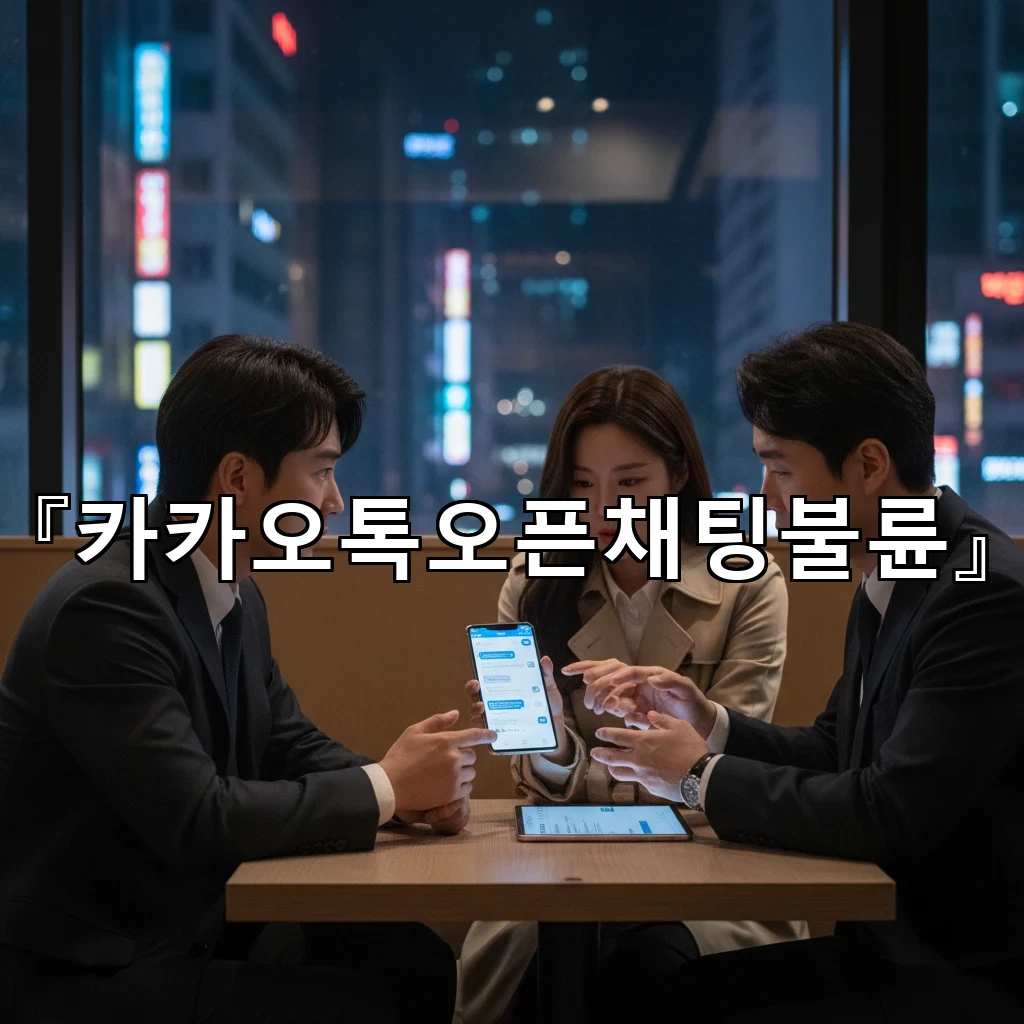 카카오톡오픈채팅불륜 익명성 뒤에서 드러나는 신호와 대응 방법