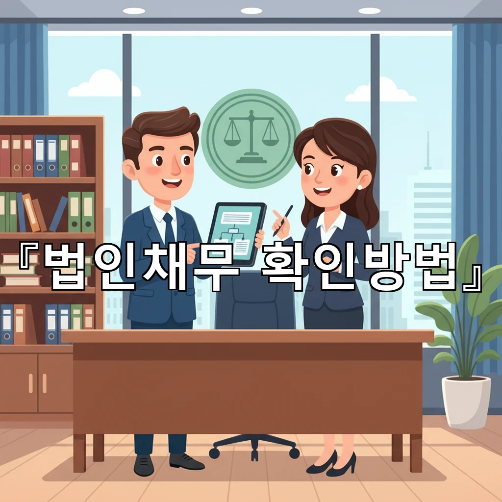 legal image 법인채무 확인방법 1947