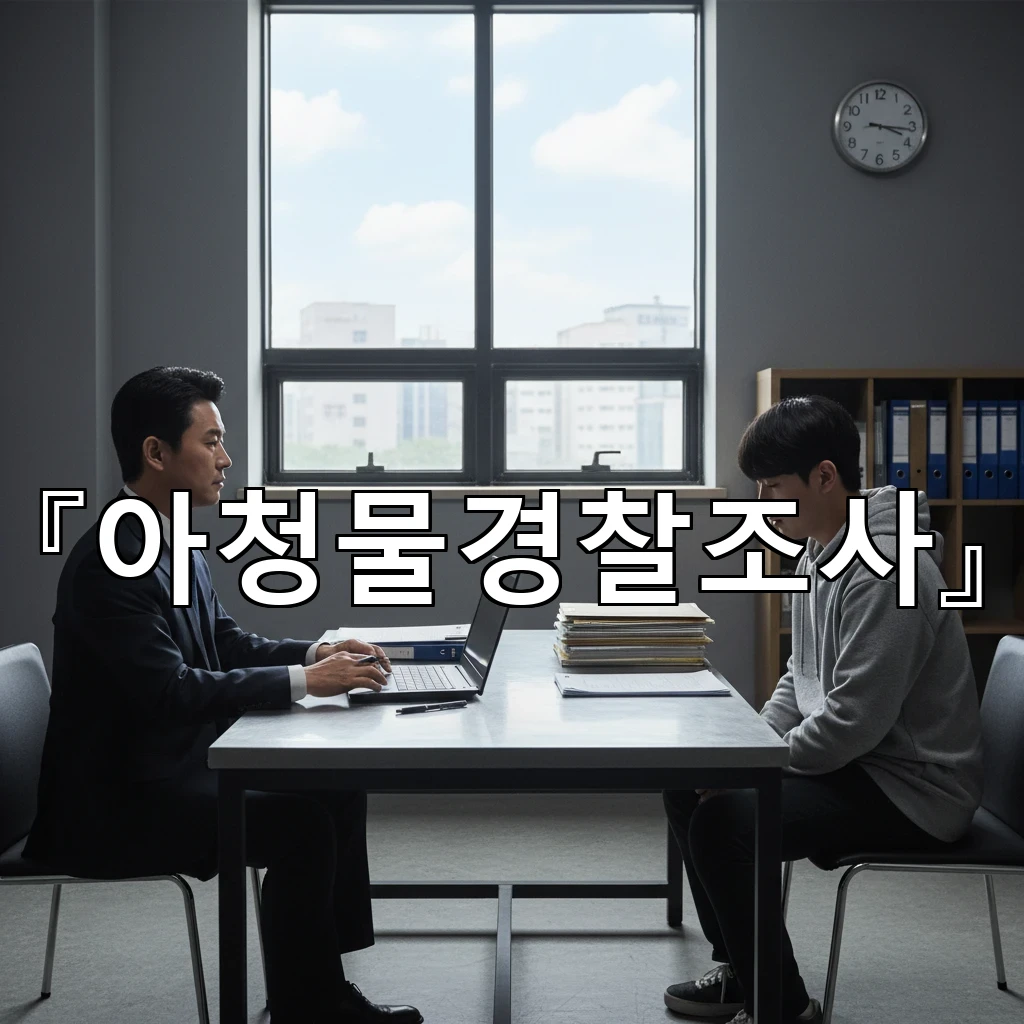 아청물경찰조사 참고인으로 불려가도 진술이 피의로 바뀌는 과정