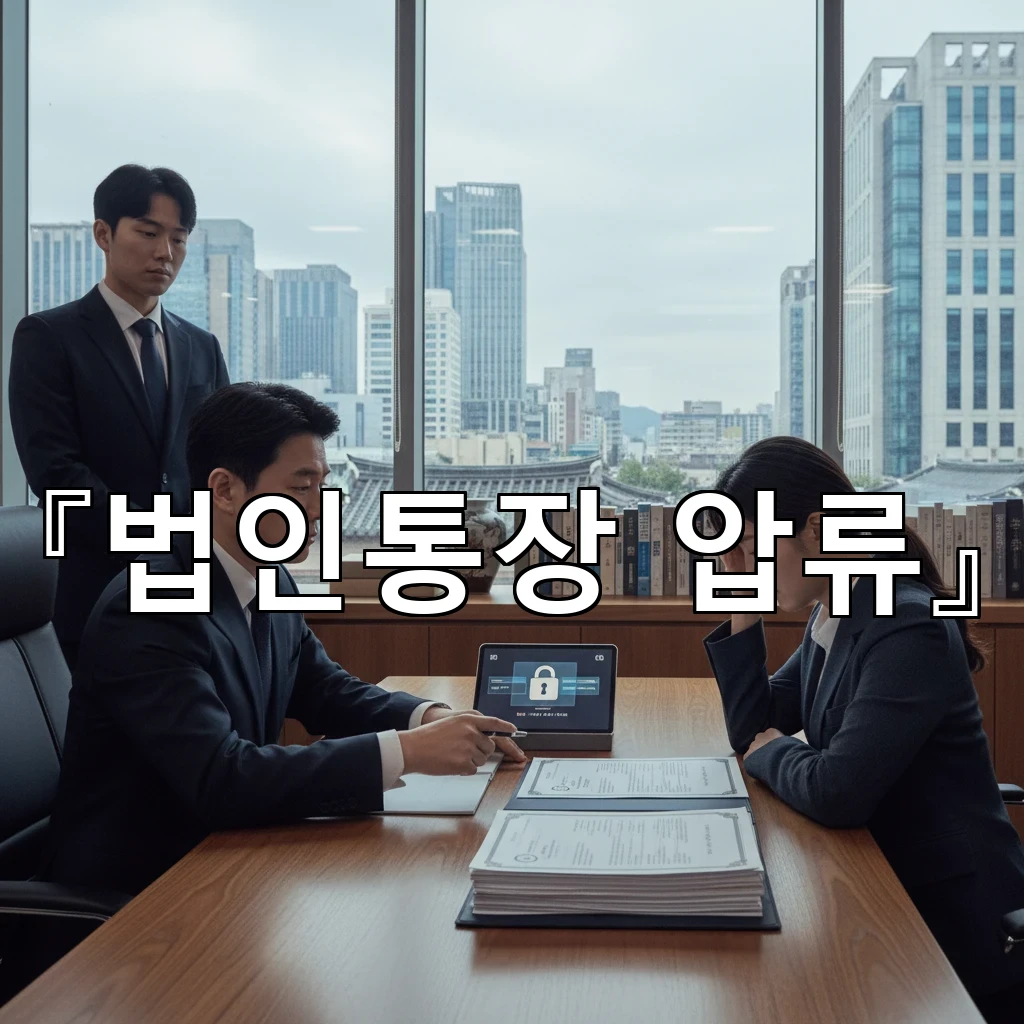 legal image 법인통장 압류 2431