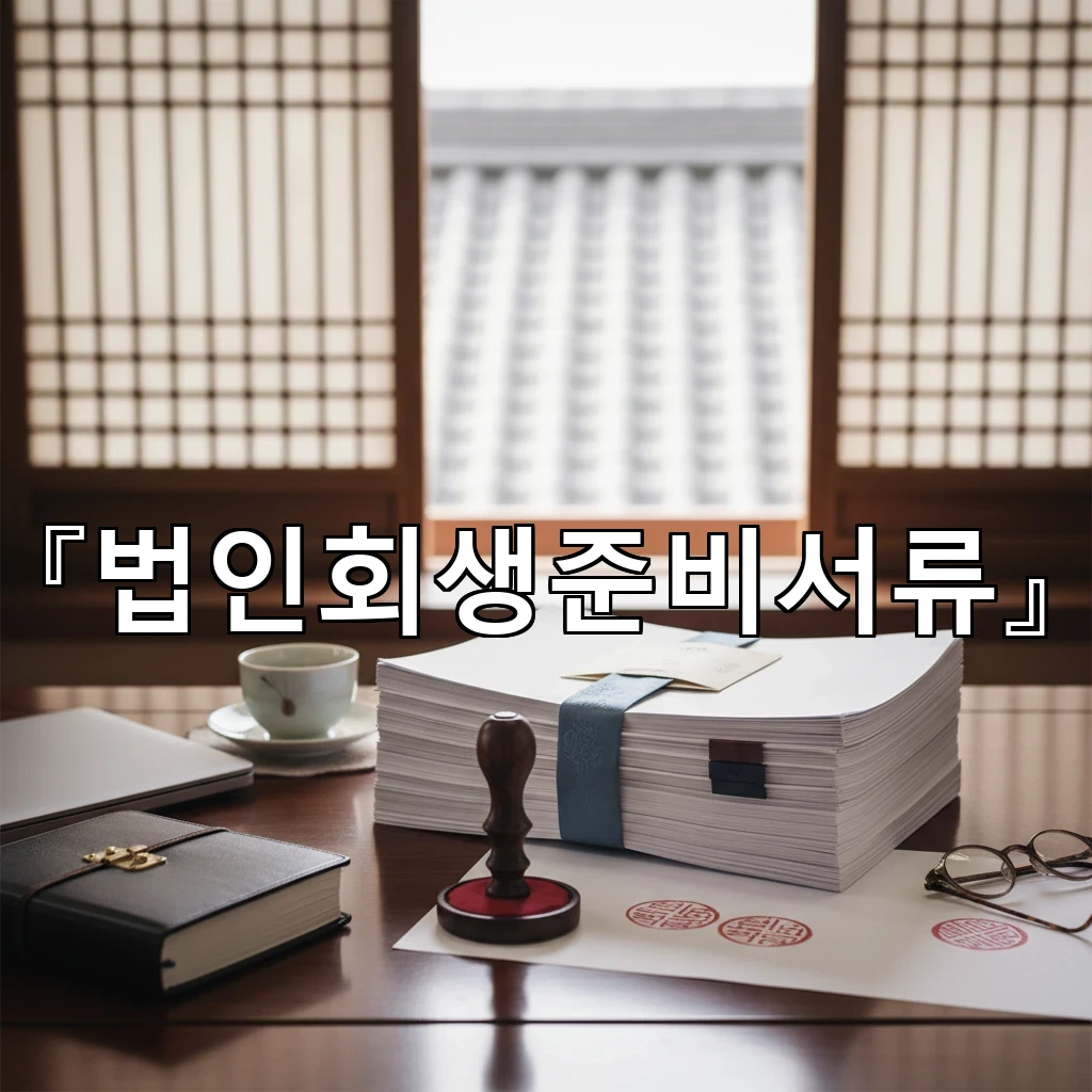 legal image 법인회생준비서류 3082