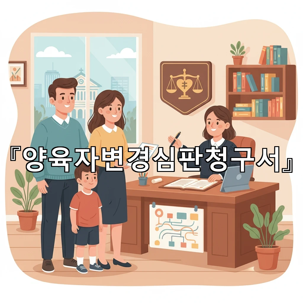 legal image 양육자변경심판청구서 2883