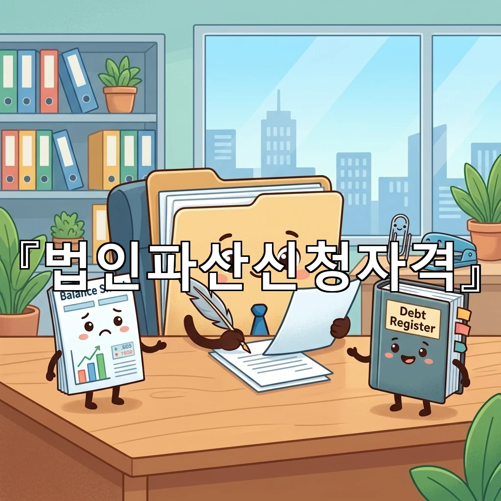 법인파산신청자격 서류를 묶는 순간 달라지는 준비의 흐름