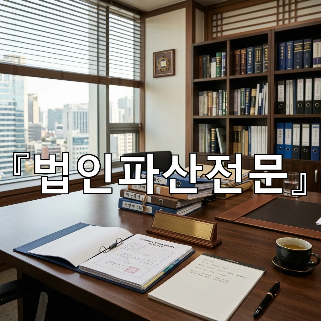 법인파산전문 정리의 흐름을 바꾸는 판단 기준과 실무 감각