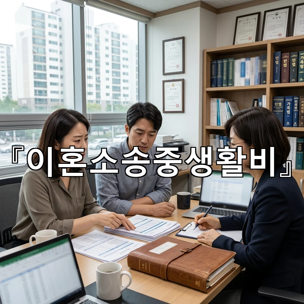 이혼소송중생활비 조율과 기록이 필요한 시점별 대응 흐름 정리