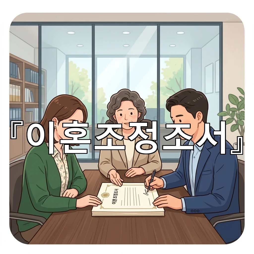 이혼조정조서 작성 뒤 놓치기 쉬운 문장 다듬기와 확인 순서