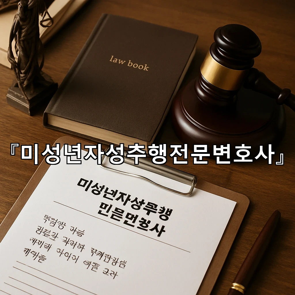 미성년자성추행전문변호사 상담 전 알아둘 기록 정리 기준