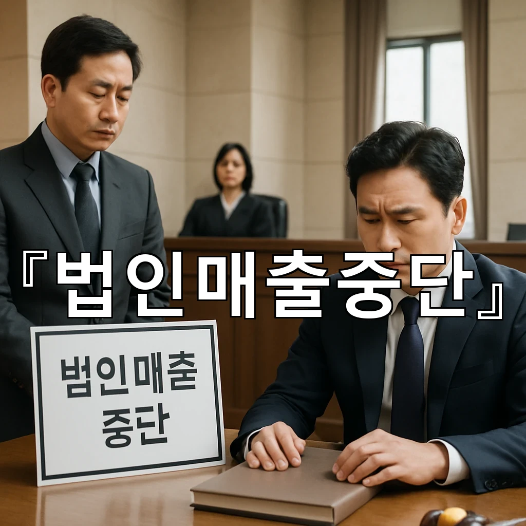 법인매출중단 뒤 남는 자금 흐름 점검과 재개 준비의 순서