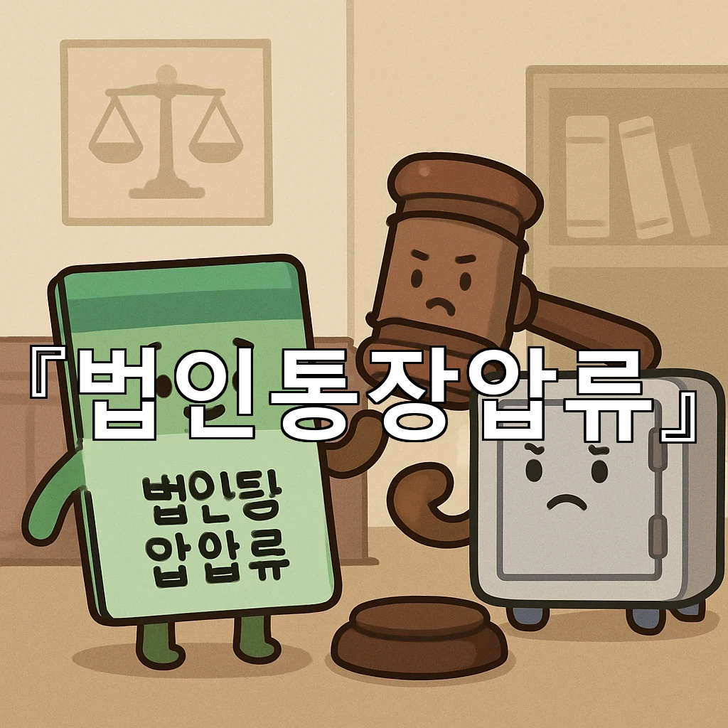 법인통장압류 갑작스런 상황에서 먼저 점검할 핵심 흐름 정리
