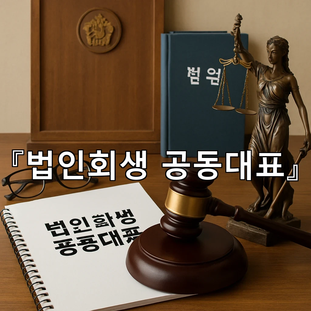 법인회생공동대표 내부 긴장 속에서도 흔들리지 않는 운영