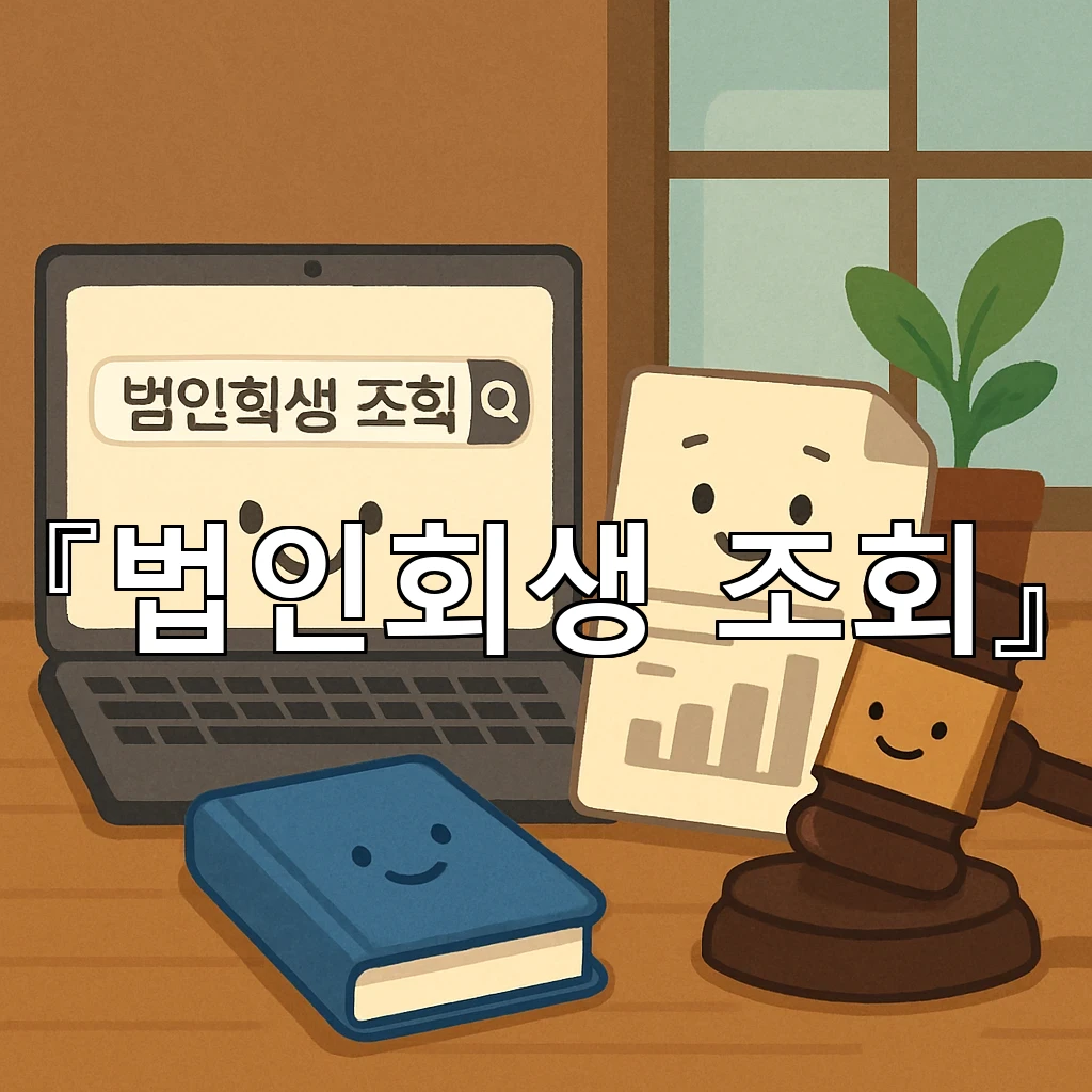법인회생조회로 오늘 점검할 자료 흐름과 확인 순서 정리
