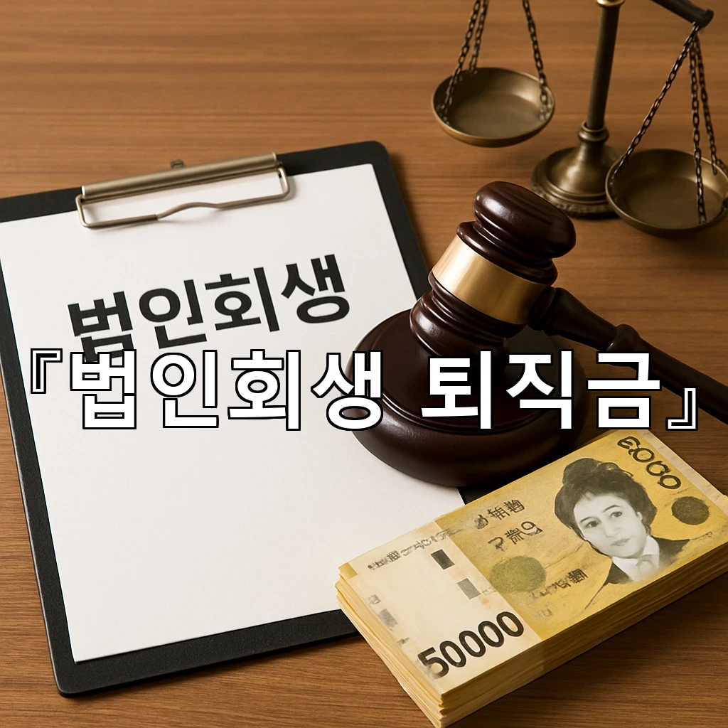 법인회생퇴직금 회생 과정에서 꼭 짚어볼 쟁점과 판단 기준