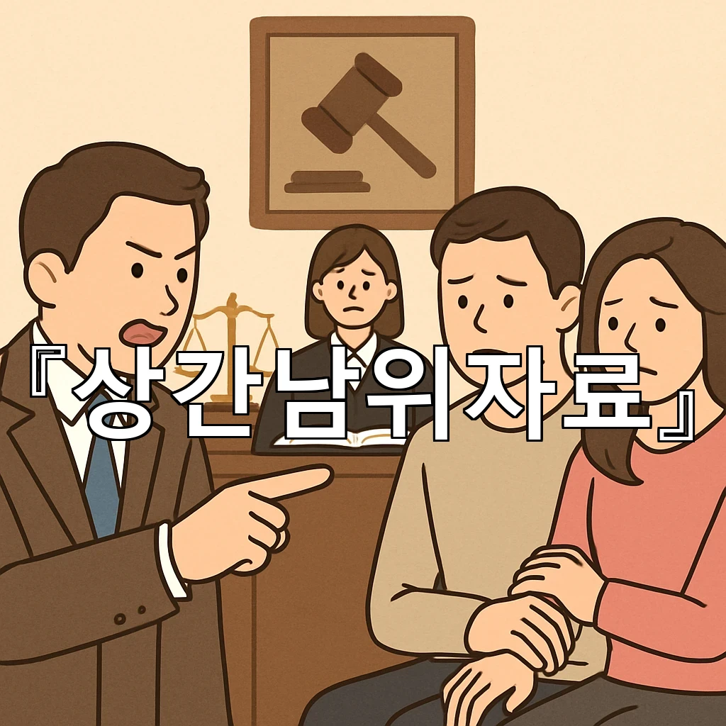 상간남위자료 감정과 사실을 함께 살피는 기록 방법과 준비 방향