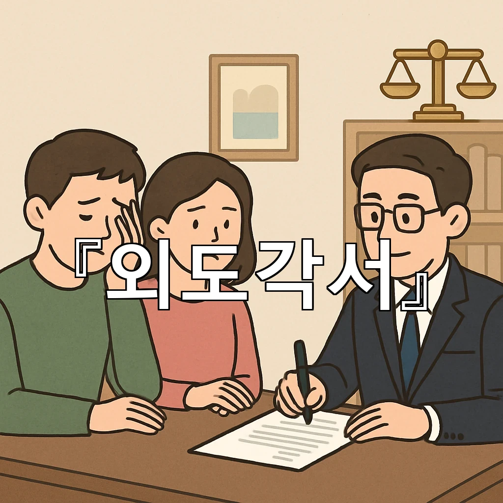 외도각서를 둘러싼 오해를 걷어내고 마음을 정리하는 방법