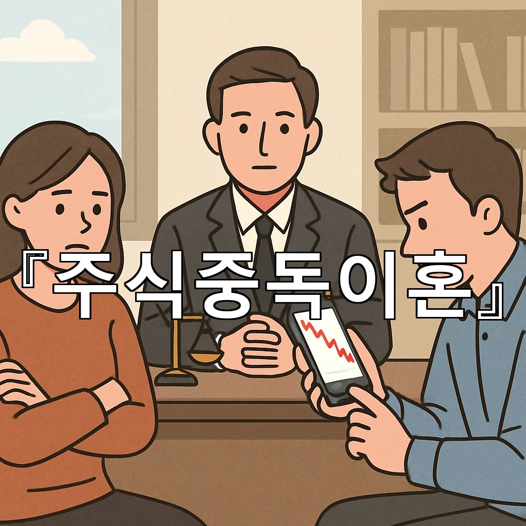 주식중독이혼 감정의 파도 속에서 협의가 흔들릴 때 정리할 순서