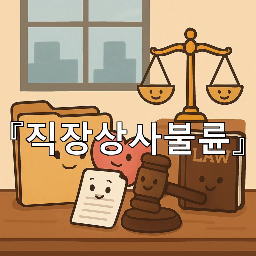 직장상사불륜 이야기가 돌 때 업무에 미치는 영향 살피기