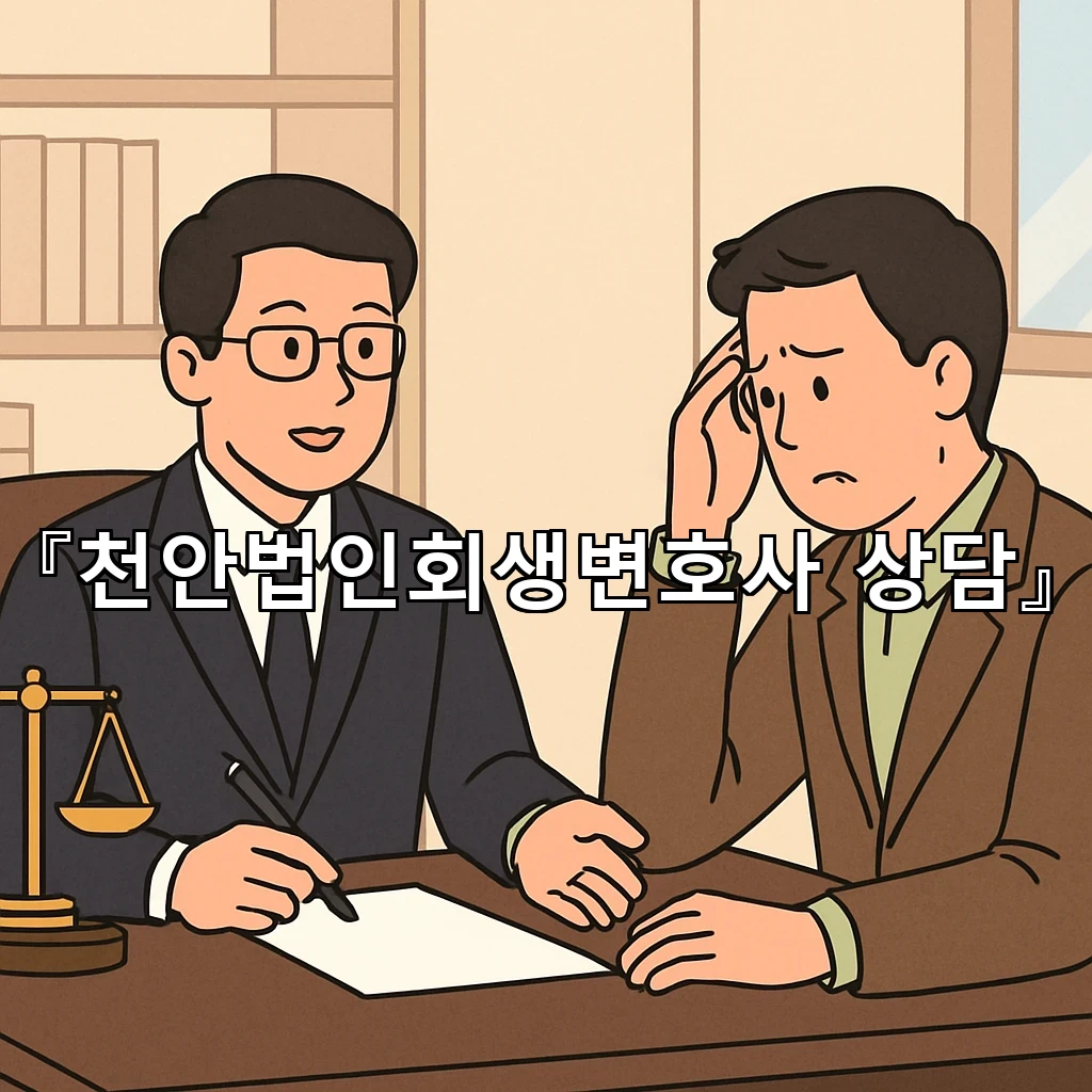 천안법인회생변호사상담 회생 절차 이해를 돕는 핵심 안내서