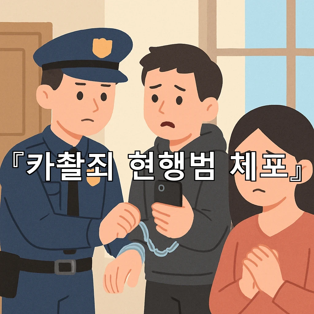 카촬죄현행범체포 순간 당황하지 않게 살펴볼 핵심 기준 정리