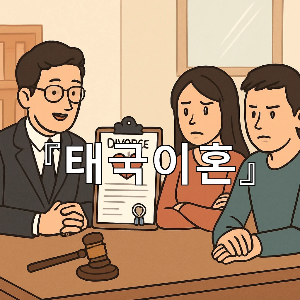 태국이혼 절차를 처음 마주한 순간 알아둘 핵심 흐름 안내