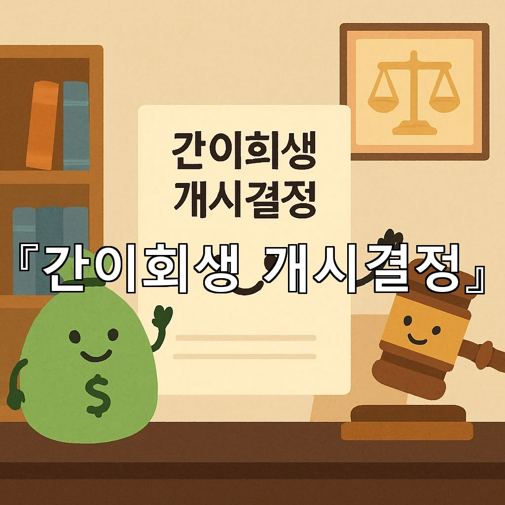 간이회생개시결정 이후 서류 정리와 일상 지출 조정의 첫걸음