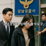 legal image 강남경찰서 성매매 출석요구 6947