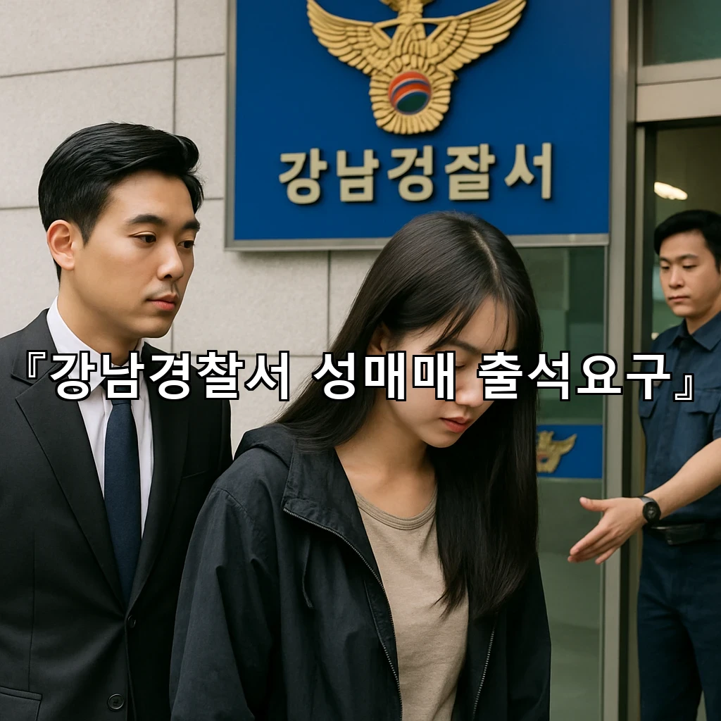 강남경찰서성매매출석요구 받았다면 마음부터 다듬는 첫걸음