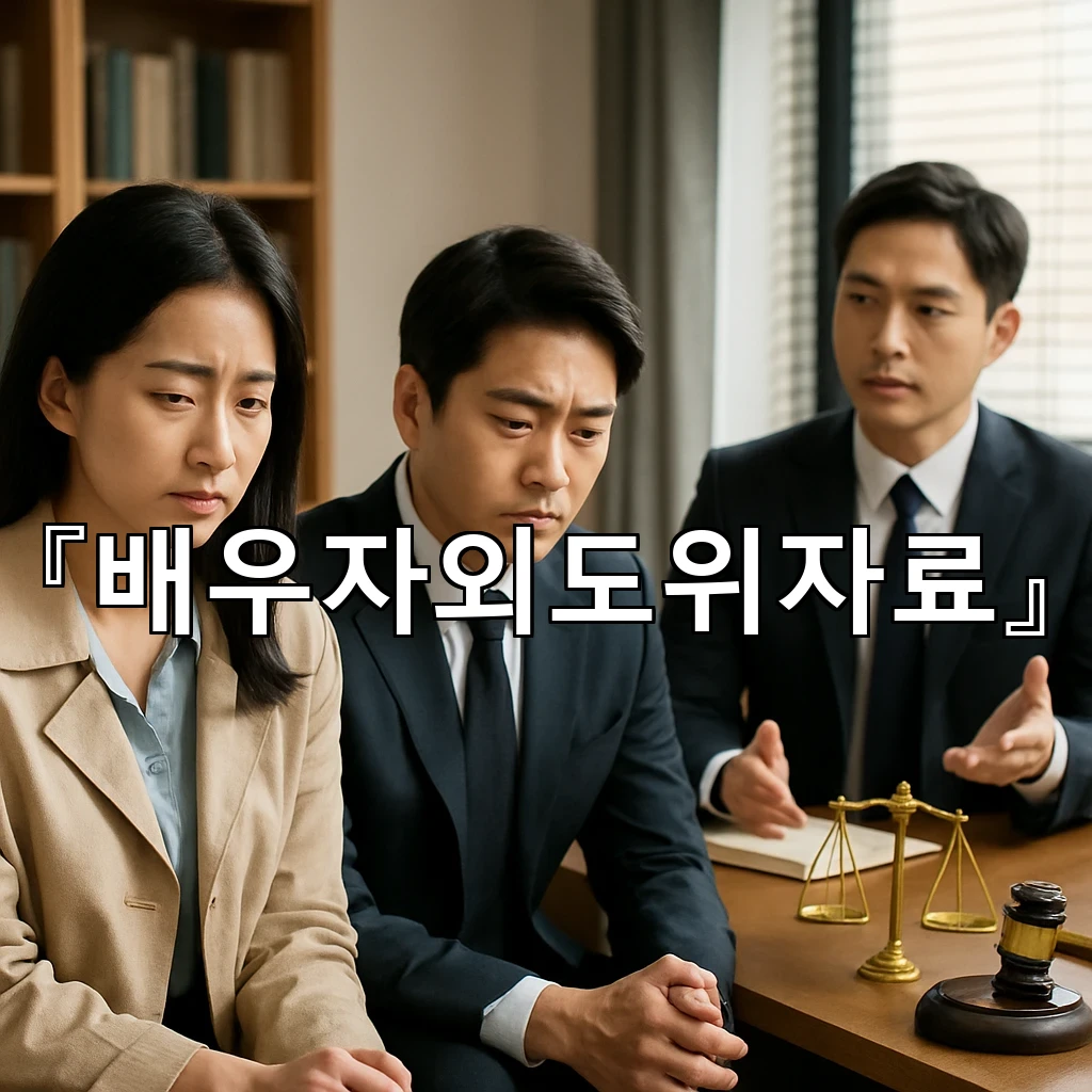 배우자외도위자료를 생각한다면 처음부터 챙겨야 할 자료와 대응법
