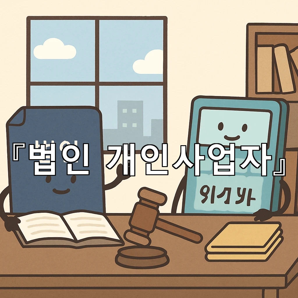법인개인사업자 선택이 갈릴 때 보는 운영 기준의 핵심 장면들