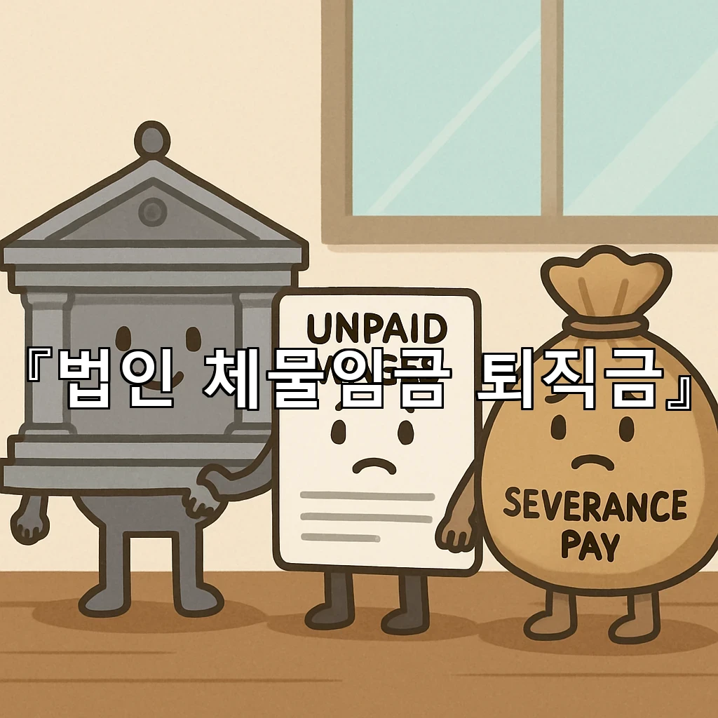법인체물임금퇴직금 부서별 처리 방식에서 차이 나는 이유