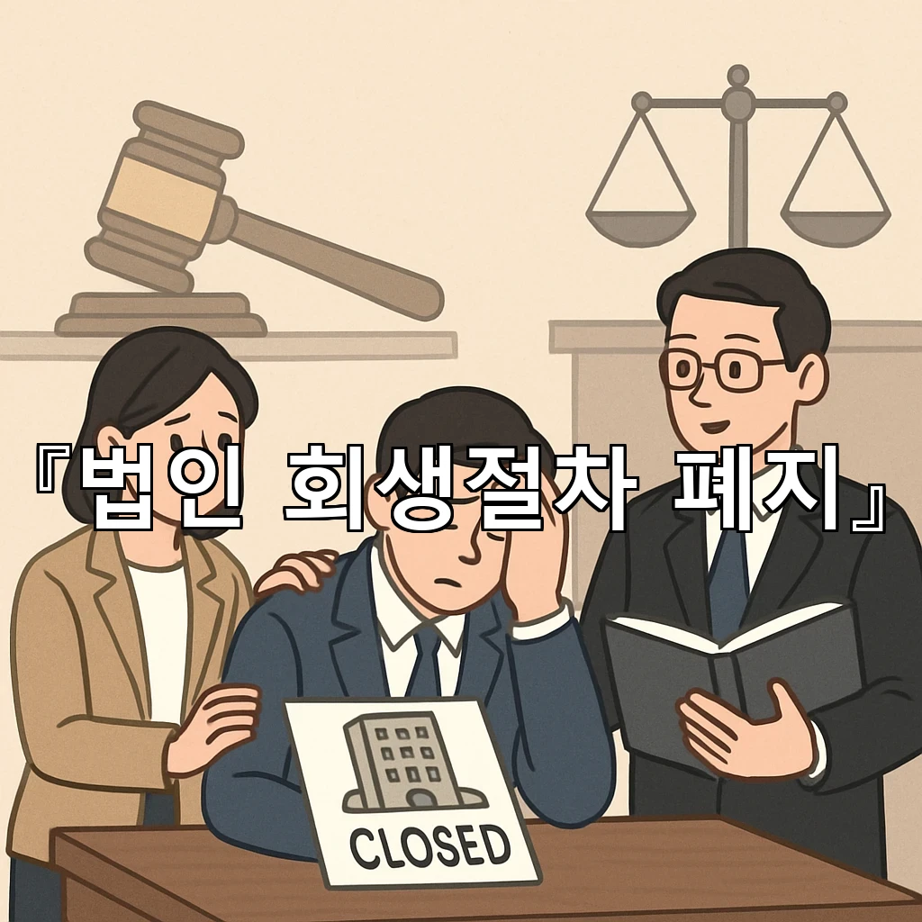 법인회생절차폐지 이후 남는 쟁점과 정리 순서를 한눈에 보기