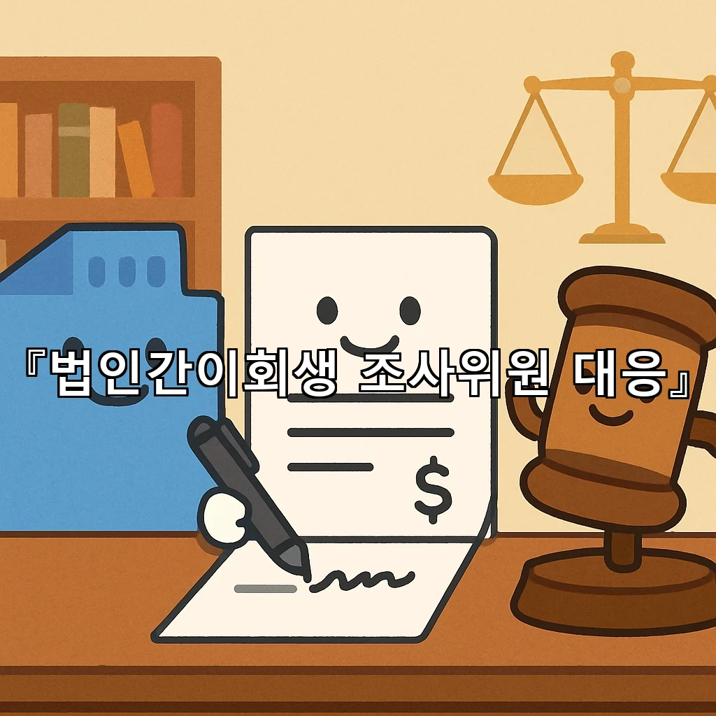 법인간이회생조사위원대응 자료 배열을 바꾸면 달라지는 설명의 힘