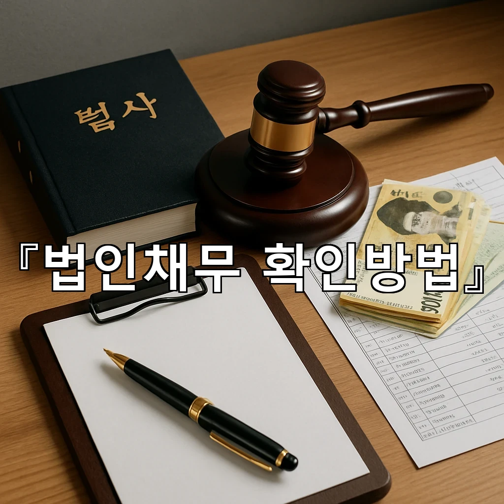 법인채무확인방법 내부자료로 실마리를 찾는 실무 흐름 정리