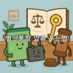 legal image 법인통장 압류 푸는법 7439
