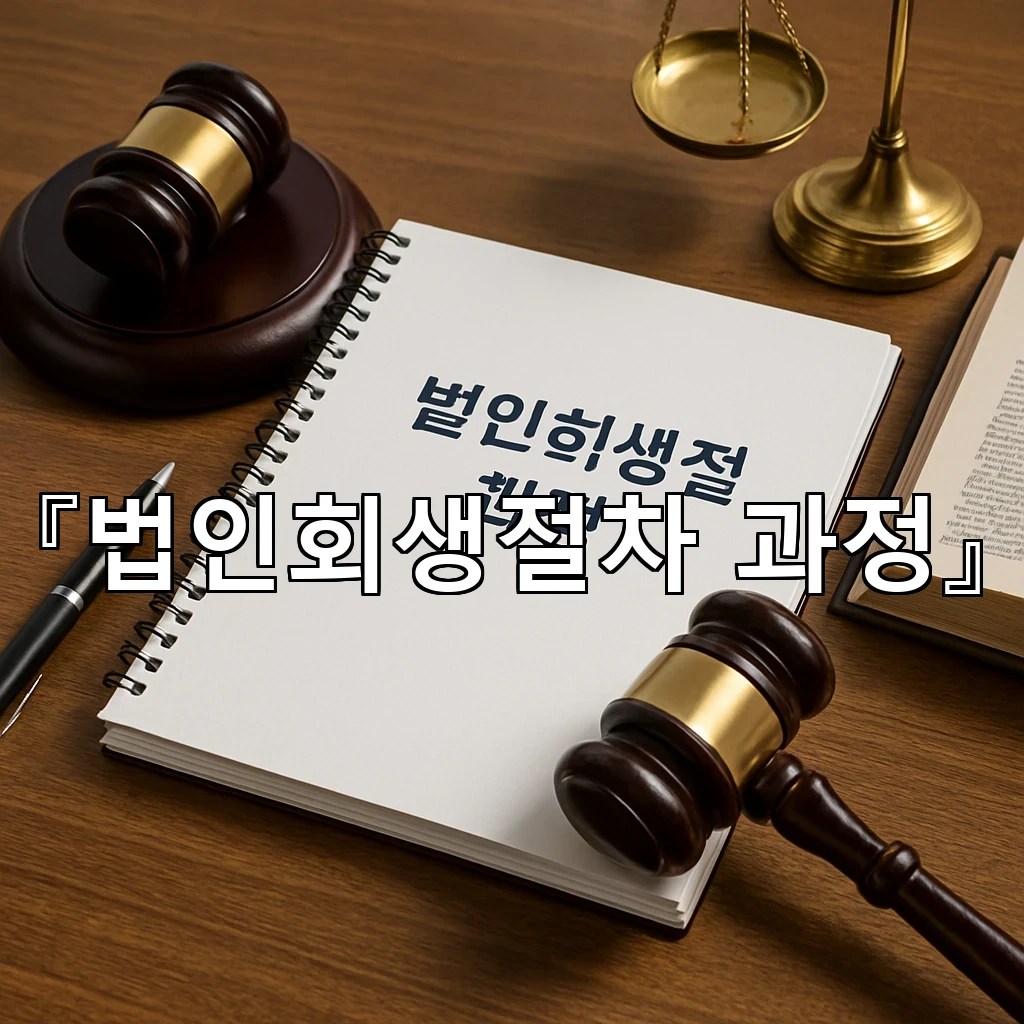 법인회생절차과정 준비 서류부터 법원 대응까지 한눈에 보기