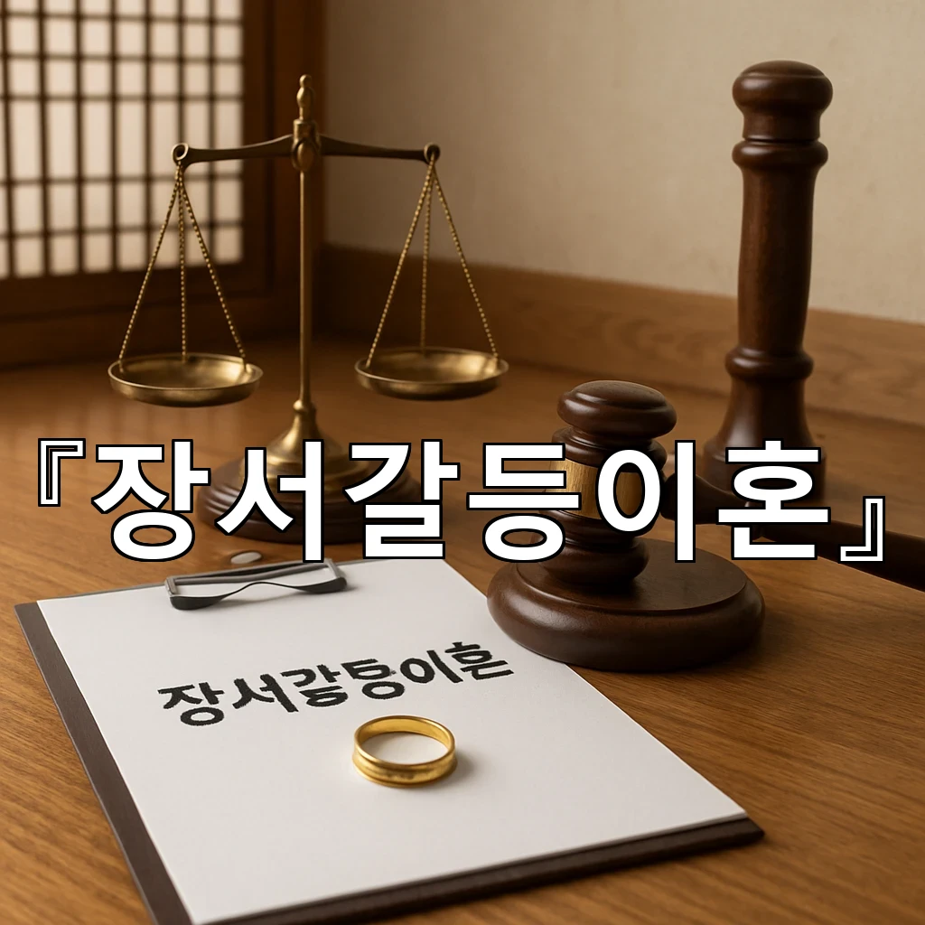 장서갈등이혼 책을 둘러싼 감정선이 흔들릴 때 살펴볼 기준들
