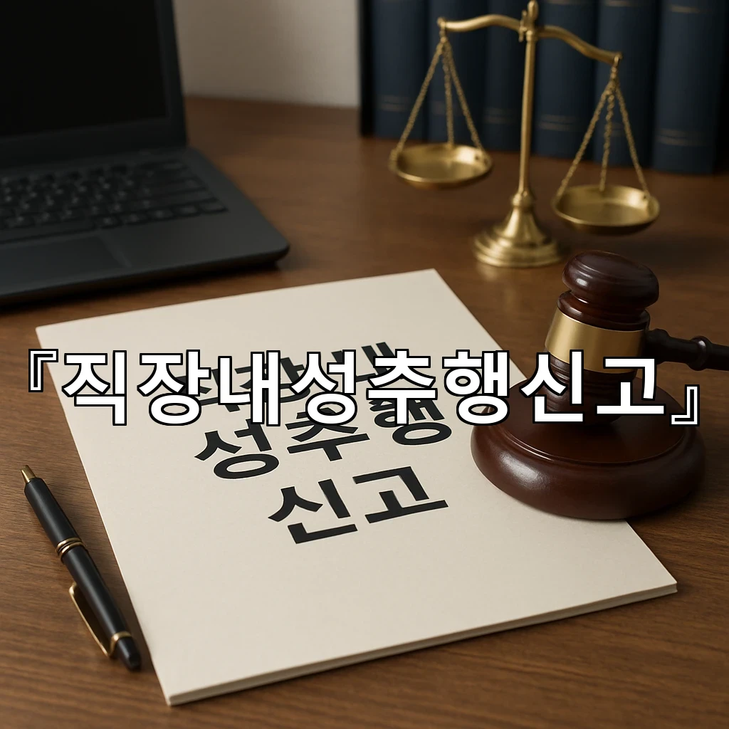 직장내성추행신고 절차를 처음부터 차근차근 이해하는 길잡이