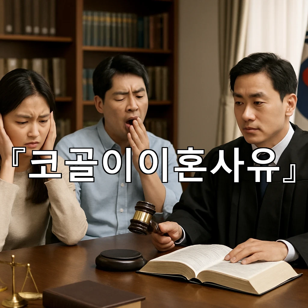 코골이이혼사유 밤마다 달라진 침실 분위기를 바라보는 시선