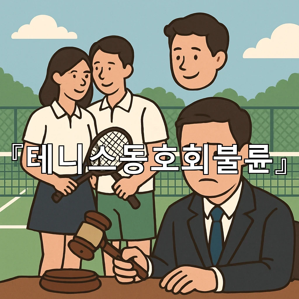 테니스동호회불륜 운동 뒤 흐려진 관계를 차분히 살피는 시선