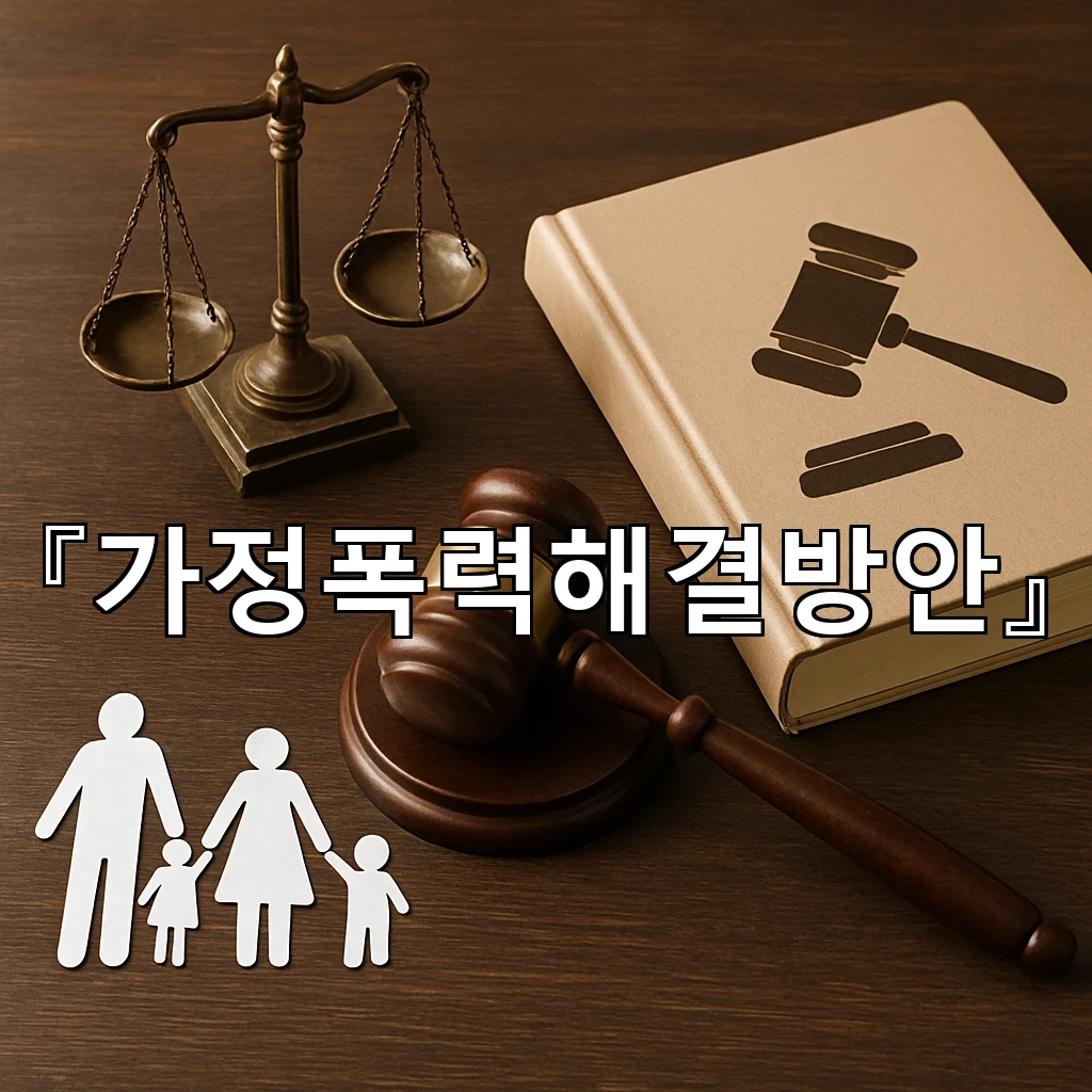 가정폭력해결방안 갈등을 줄이고 경계선을 세우는 생활의 방향