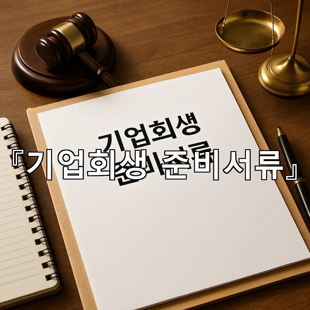 기업회생준비서류 회생 절차 앞에서 다시 보는 점검 항목